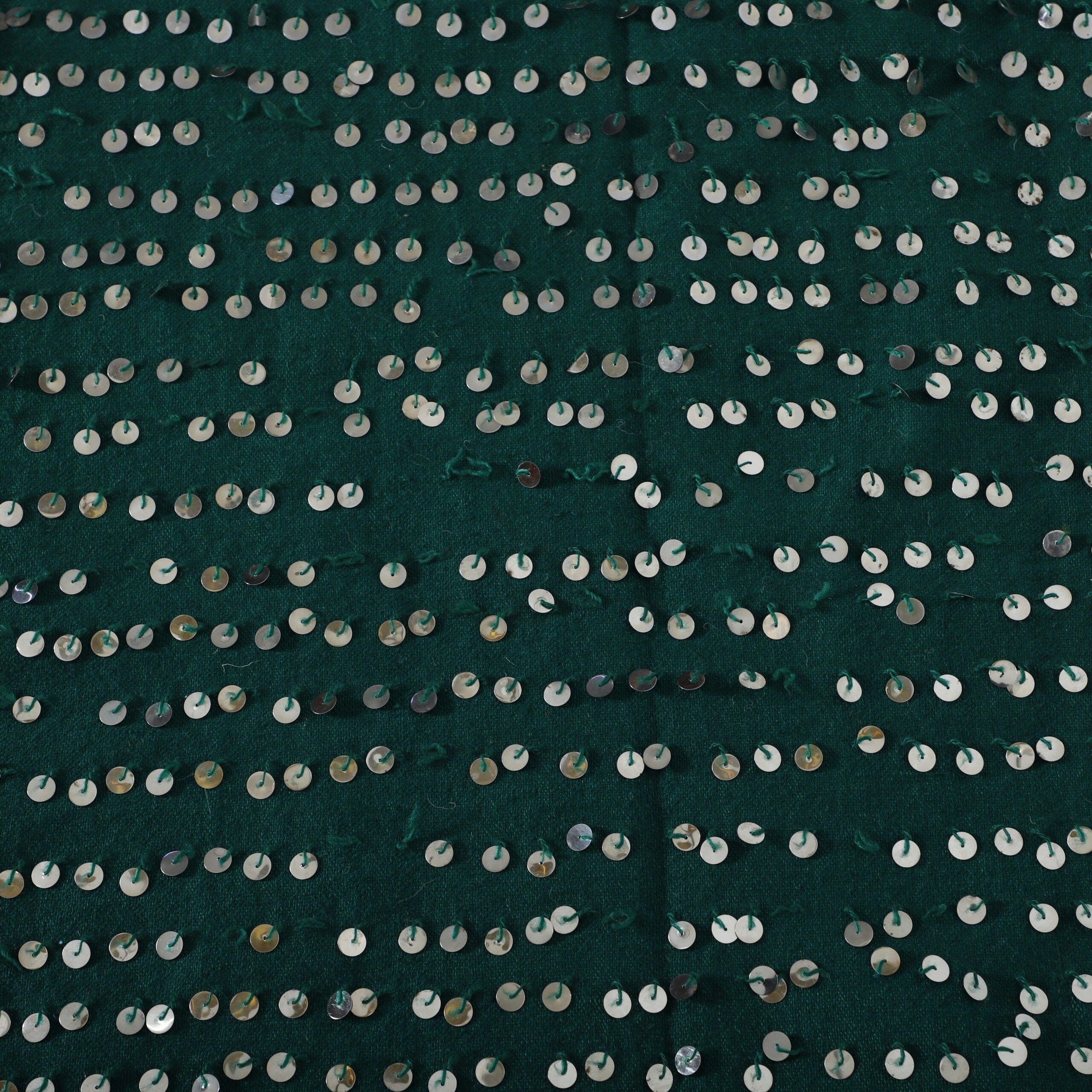 Embellished Moroccan Handira with Sequins