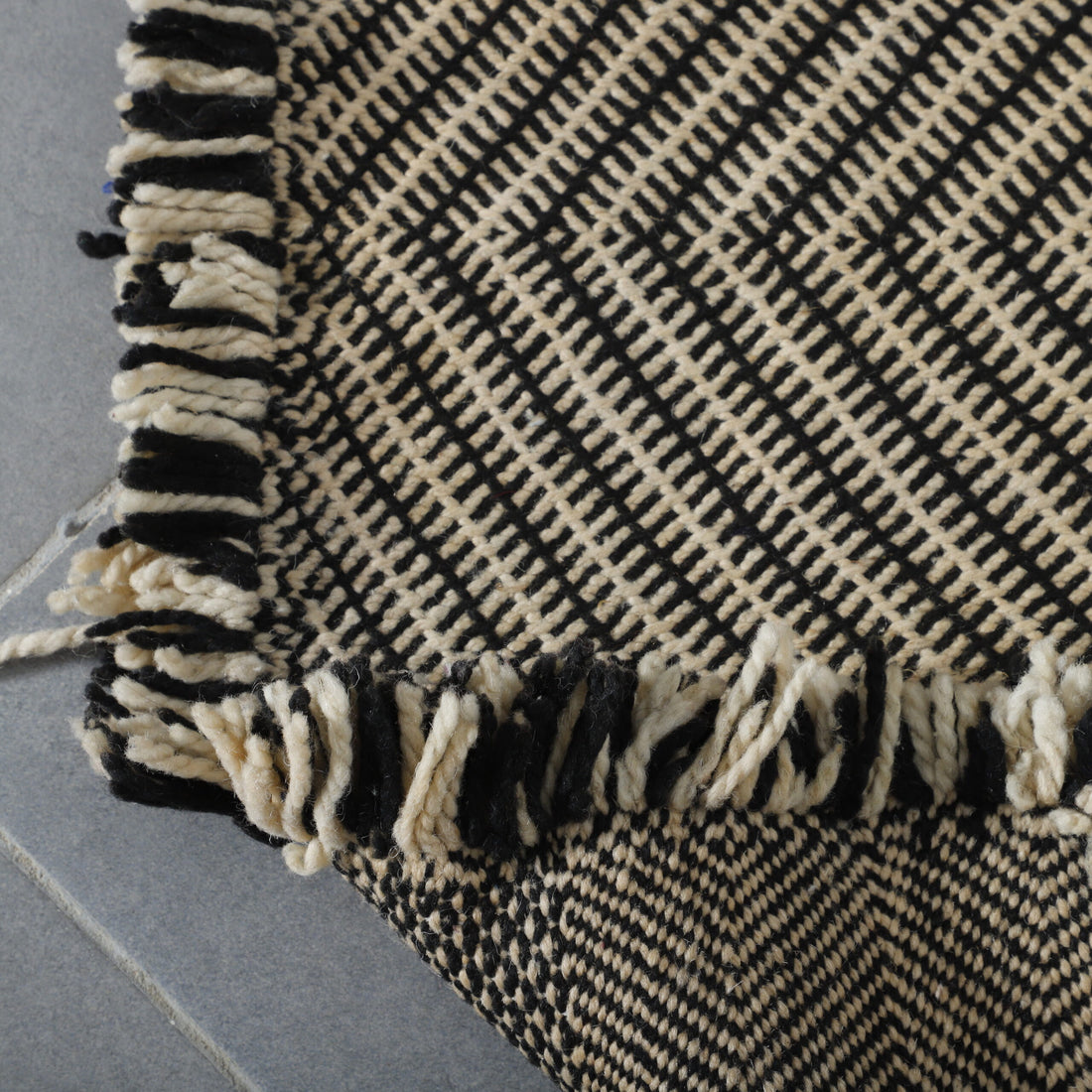 Geometric Moroccan Zanafi Kilim