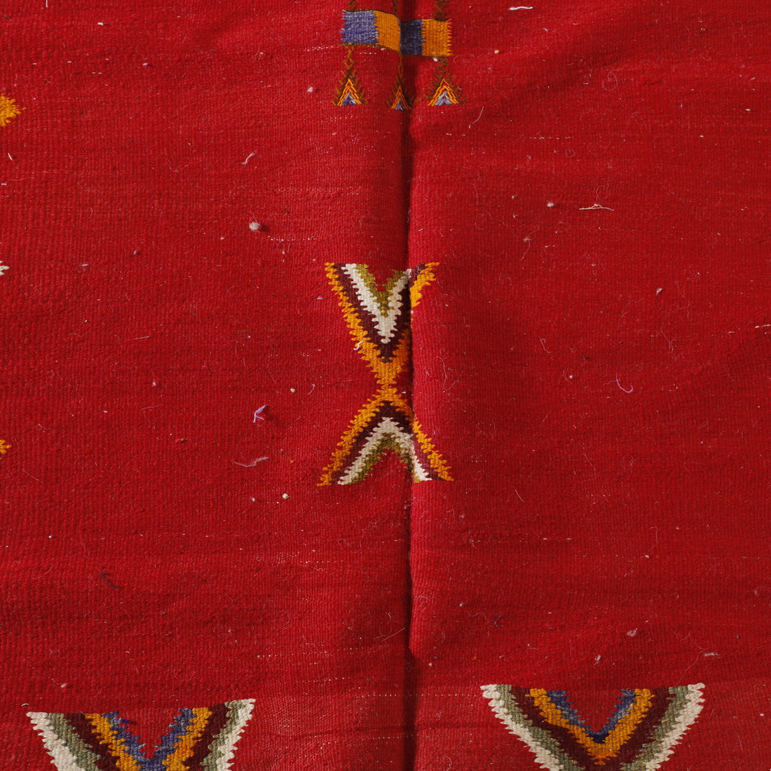 Vibrant Moroccan Rug with Symbolic Motifs