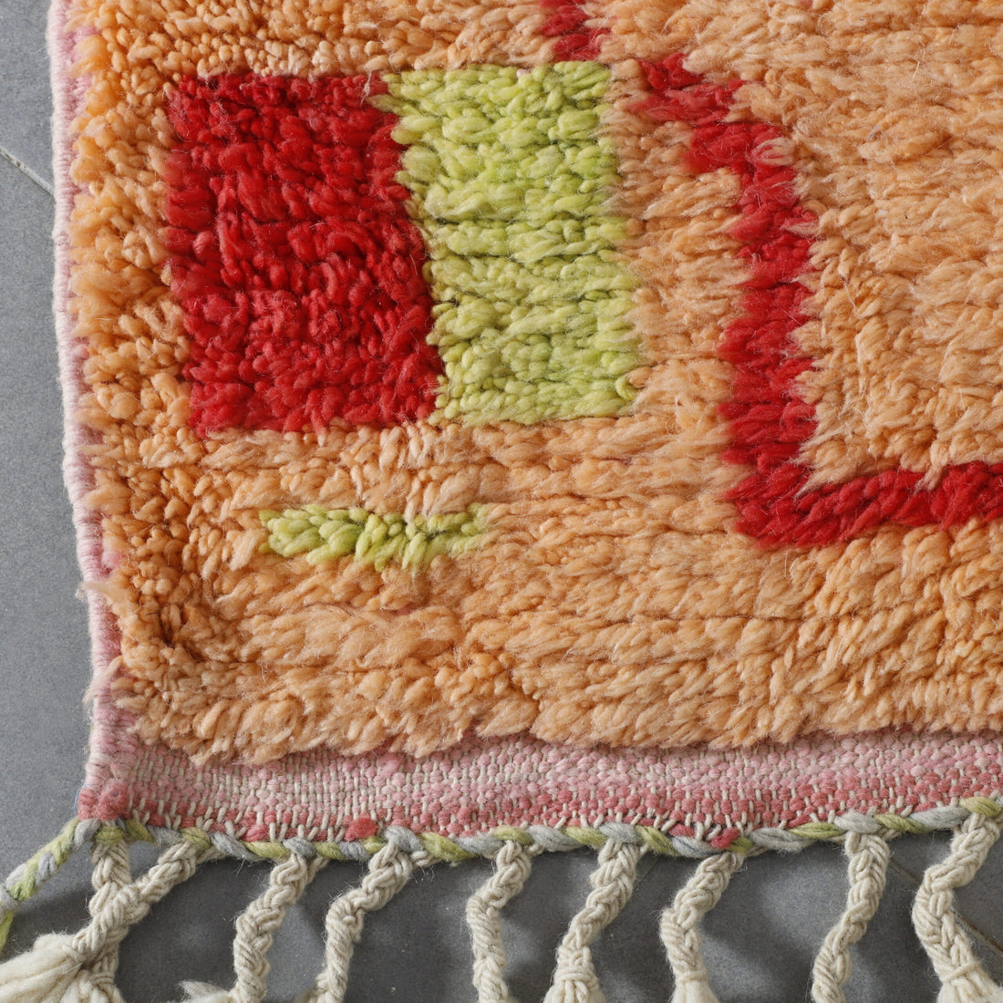 Artistic Moroccan Rug with Abstract Motifs