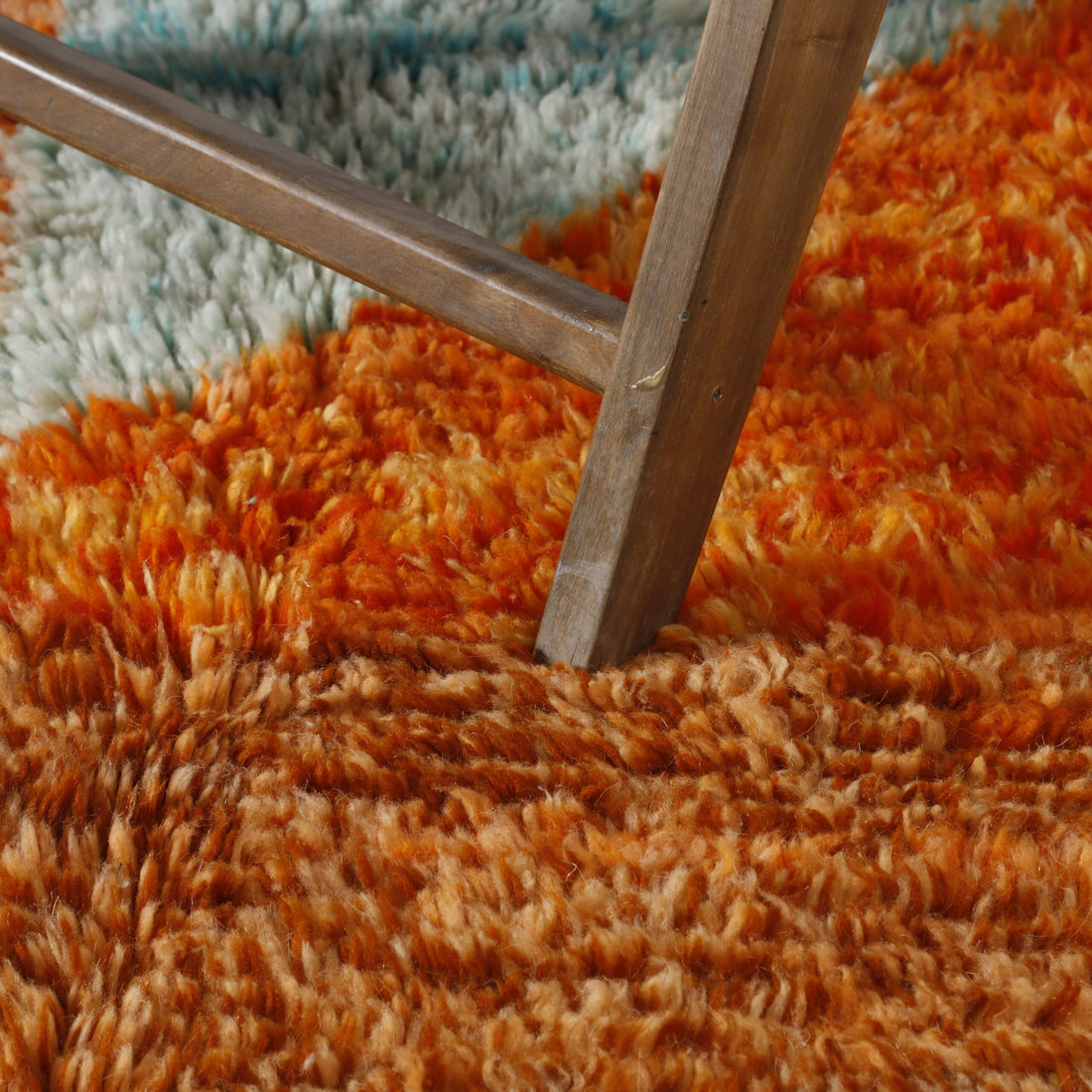 Authentic Azilal Moroccan Rug - Abstract Multicolored Carpet