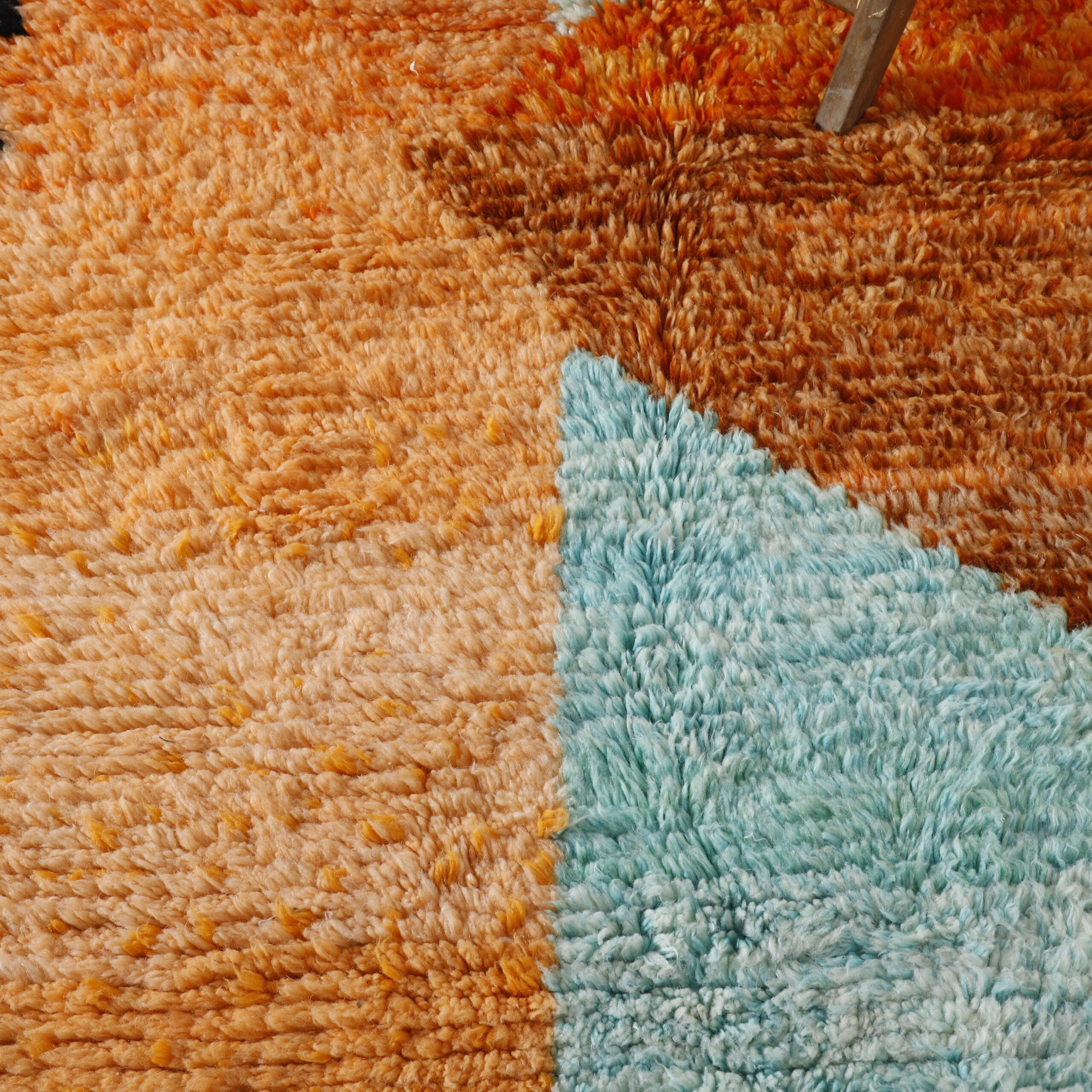 Authentic Azilal Moroccan Rug - Abstract Multicolored Carpet