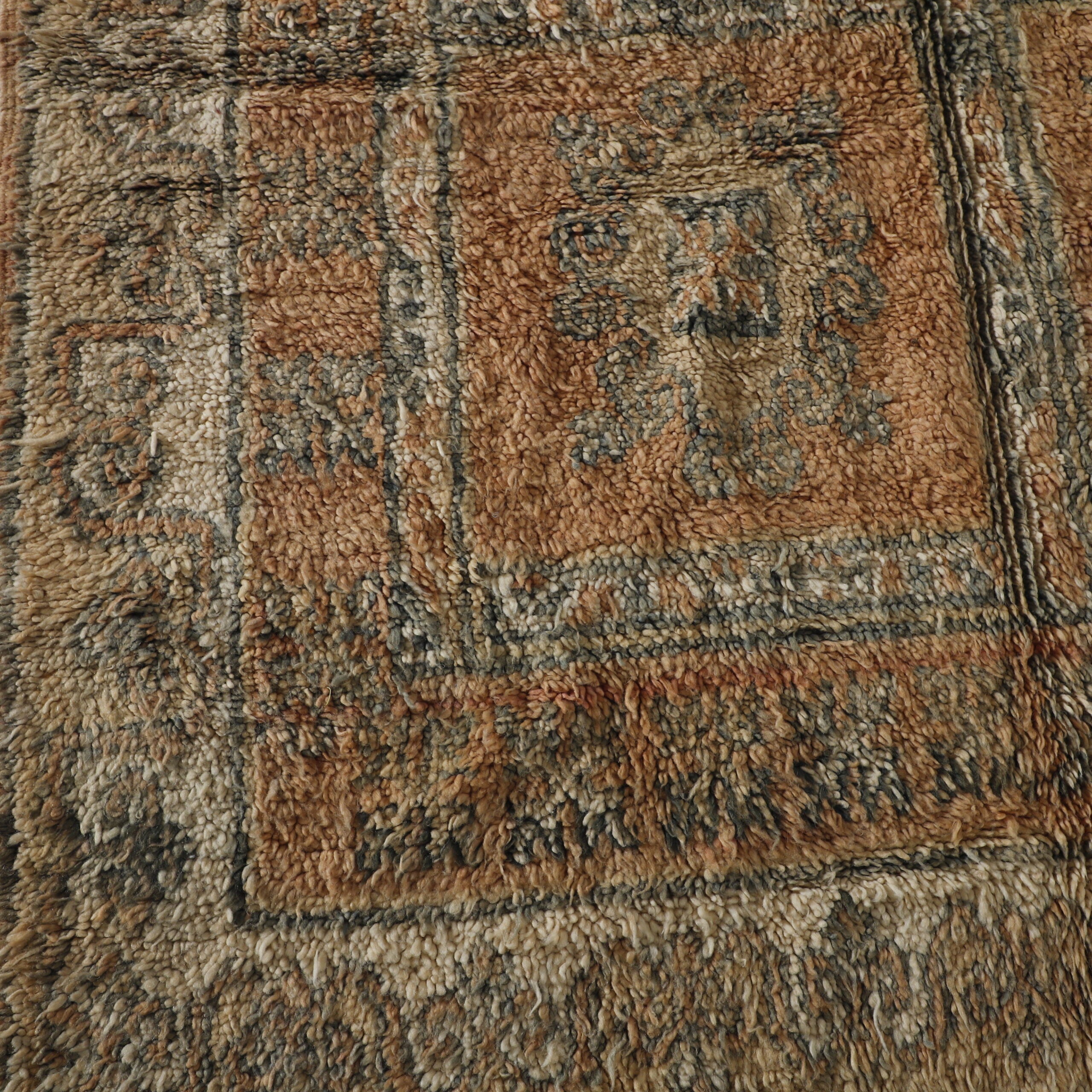 Elegant Boujad Rug with Intricate Motifs