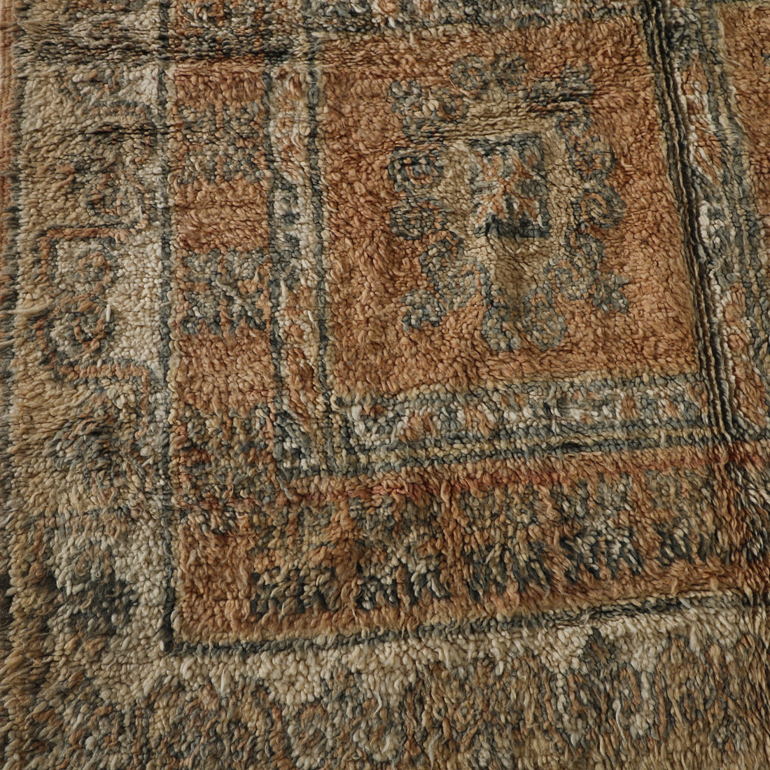 Elegant Boujad Rug with Intricate Motifs