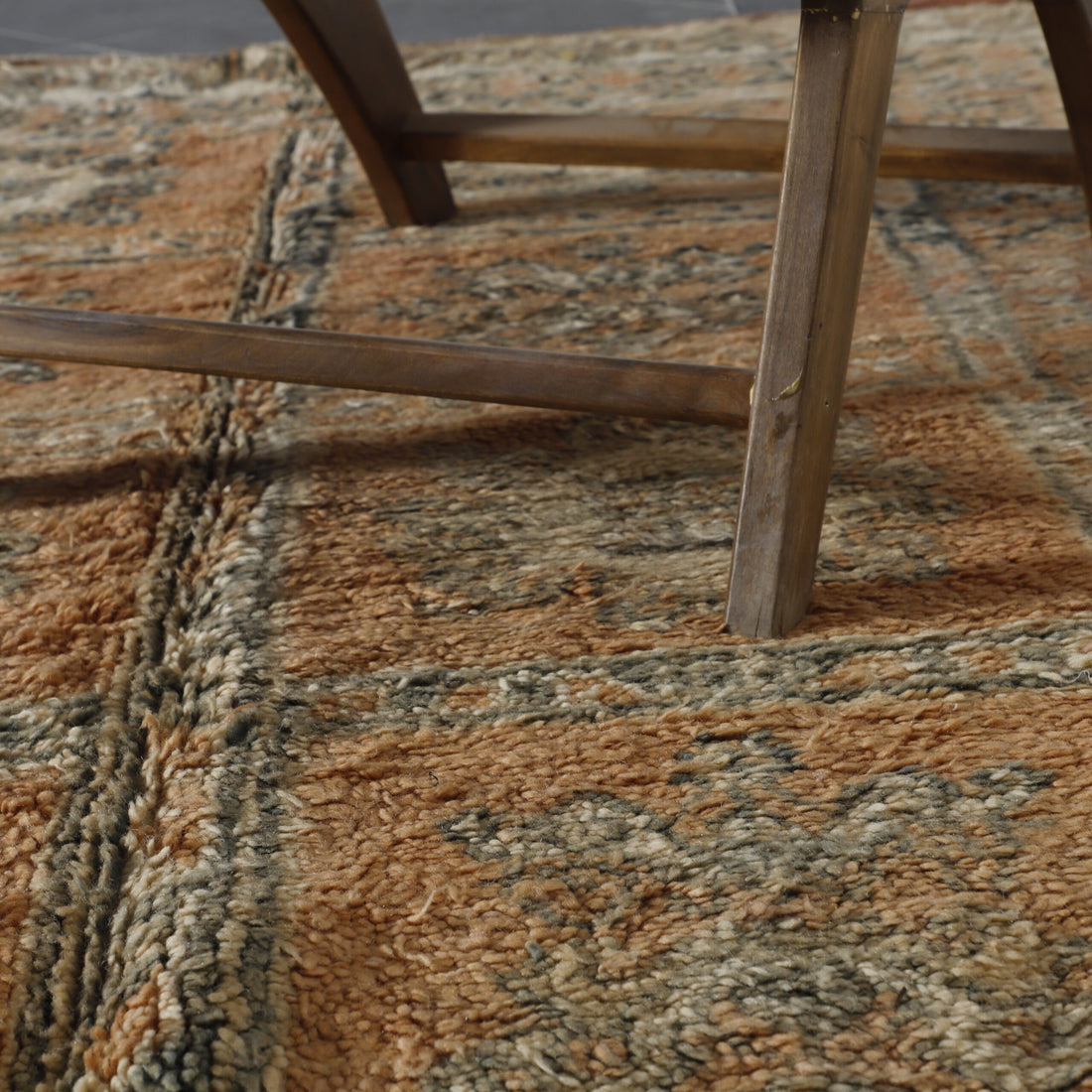 Elegant Boujad Rug with Intricate Motifs