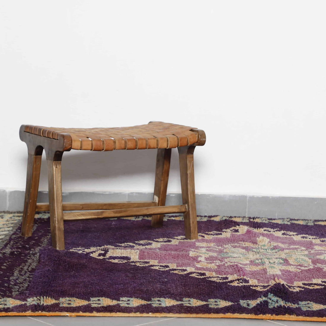 Vintage Boujaad Carpet 8.0×5.5 Ft – Moroccan Handmade Rug
