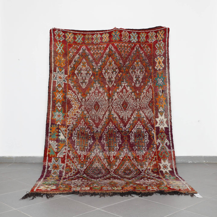 Vintage Taznakht Rug Hannouka – Handcrafted Moroccan Beauty
