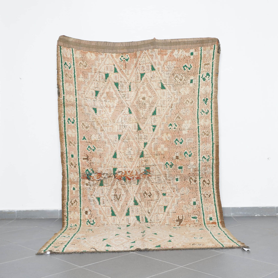 Vintage Zayan Moroccan Rug 9.6×5.8 Ft