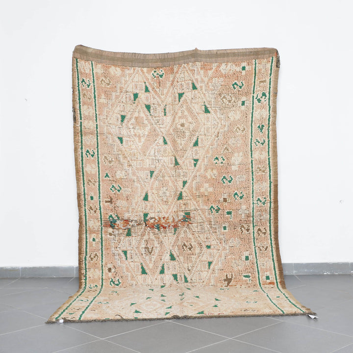 Vintage Zayan Moroccan Rug 9.6×5.8 Ft