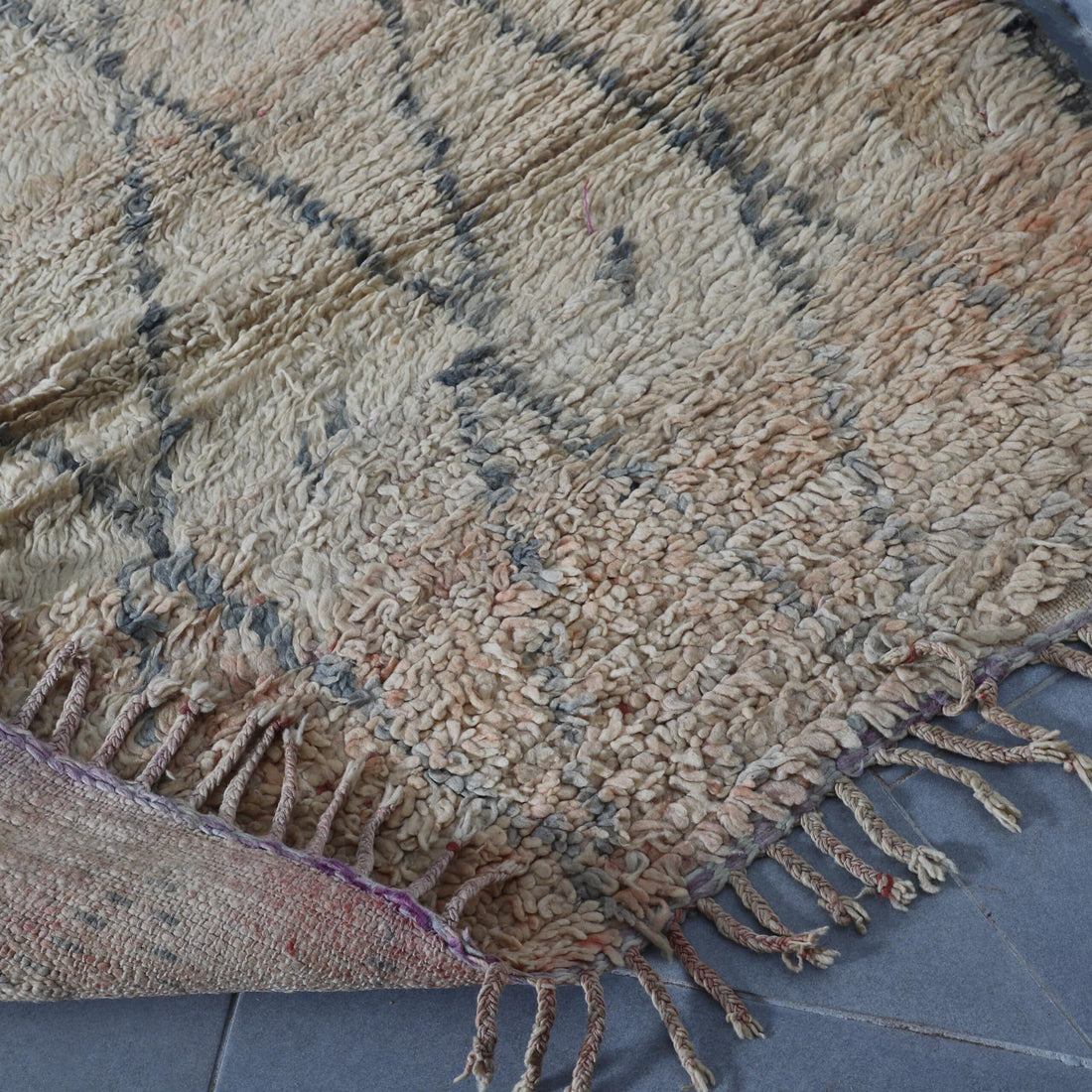 Vintage Oulmes Rug 10.0×6.3 Ft