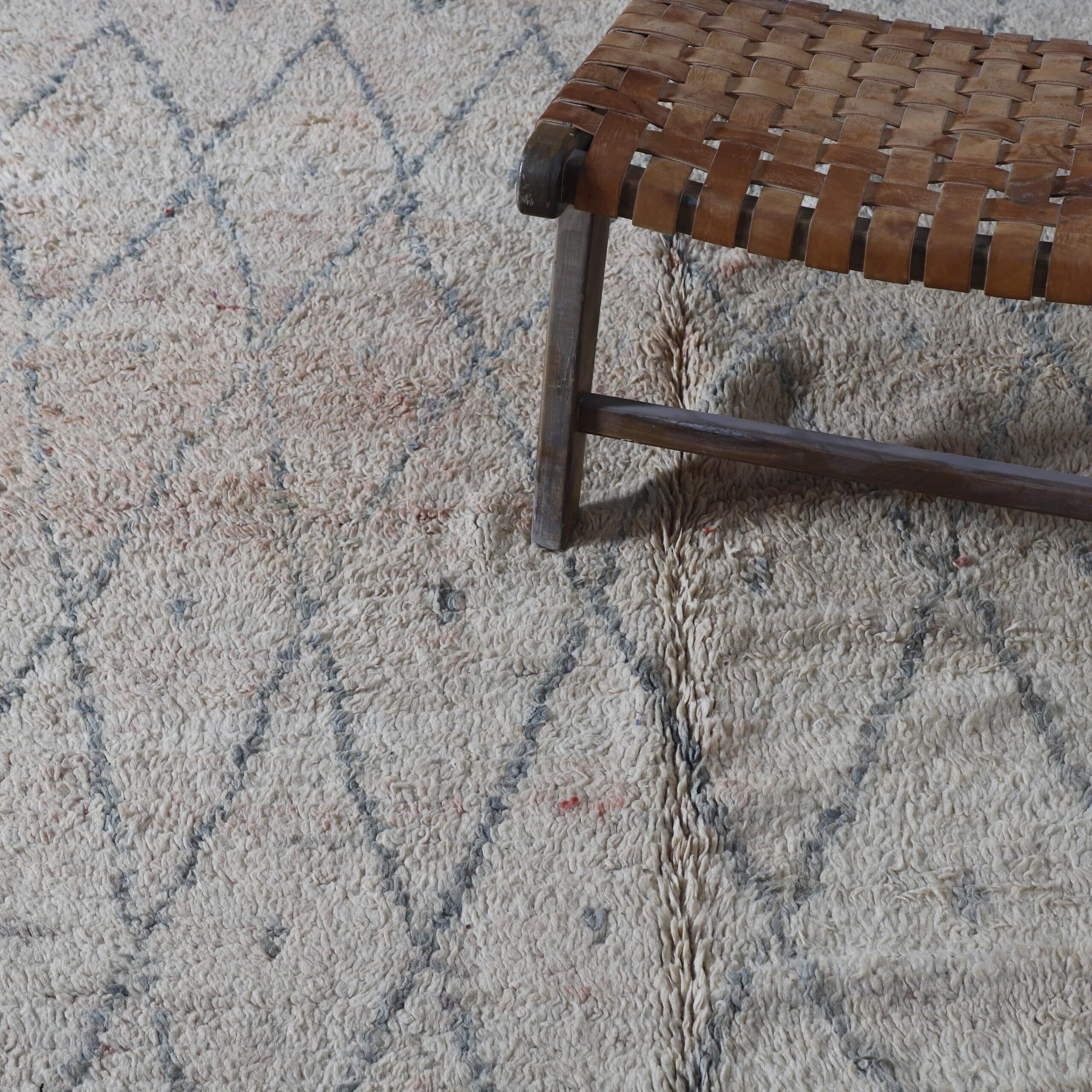 Vintage Oulmes Rug 10.0×6.3 Ft