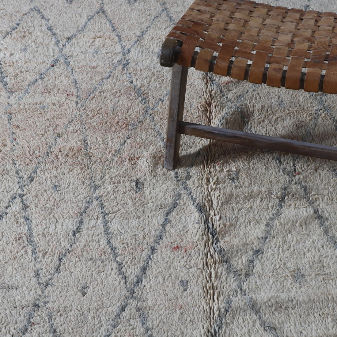 Vintage Oulmes Rug 10.0×6.3 Ft