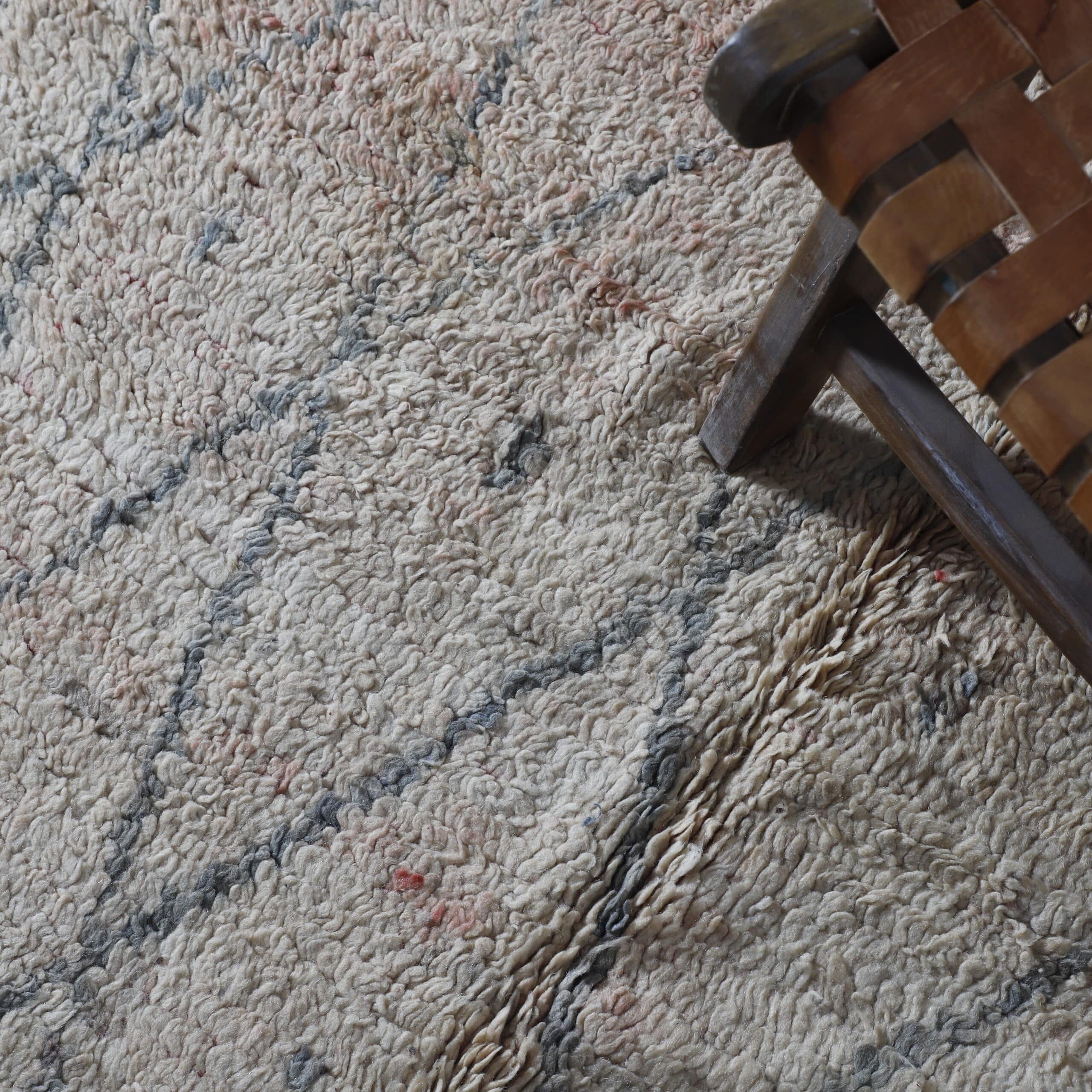 Vintage Oulmes Rug 10.0×6.3 Ft