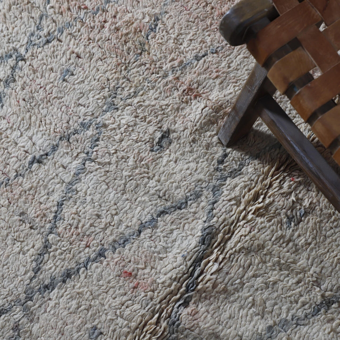 Vintage Oulmes Rug 10.0×6.3 Ft