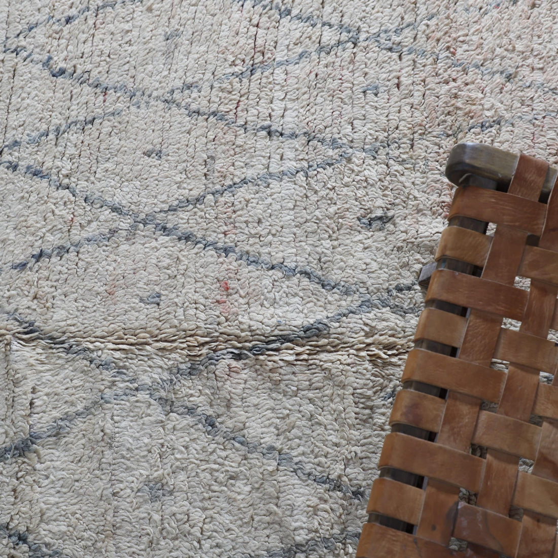 Vintage Oulmes Rug 10.0×6.3 Ft