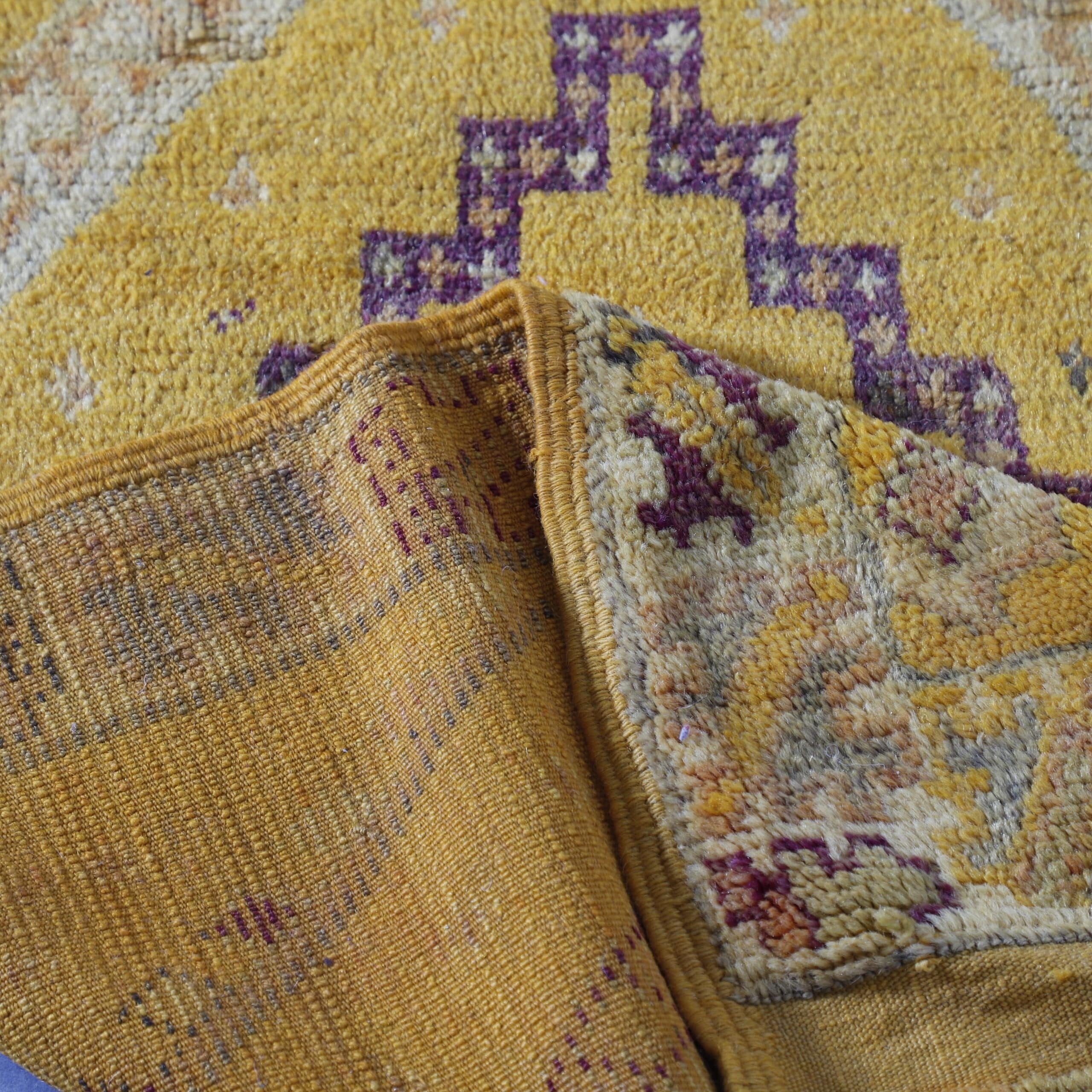Vintage Tammassine Rug 12.2×4.7 Ft – Moroccan Handmade