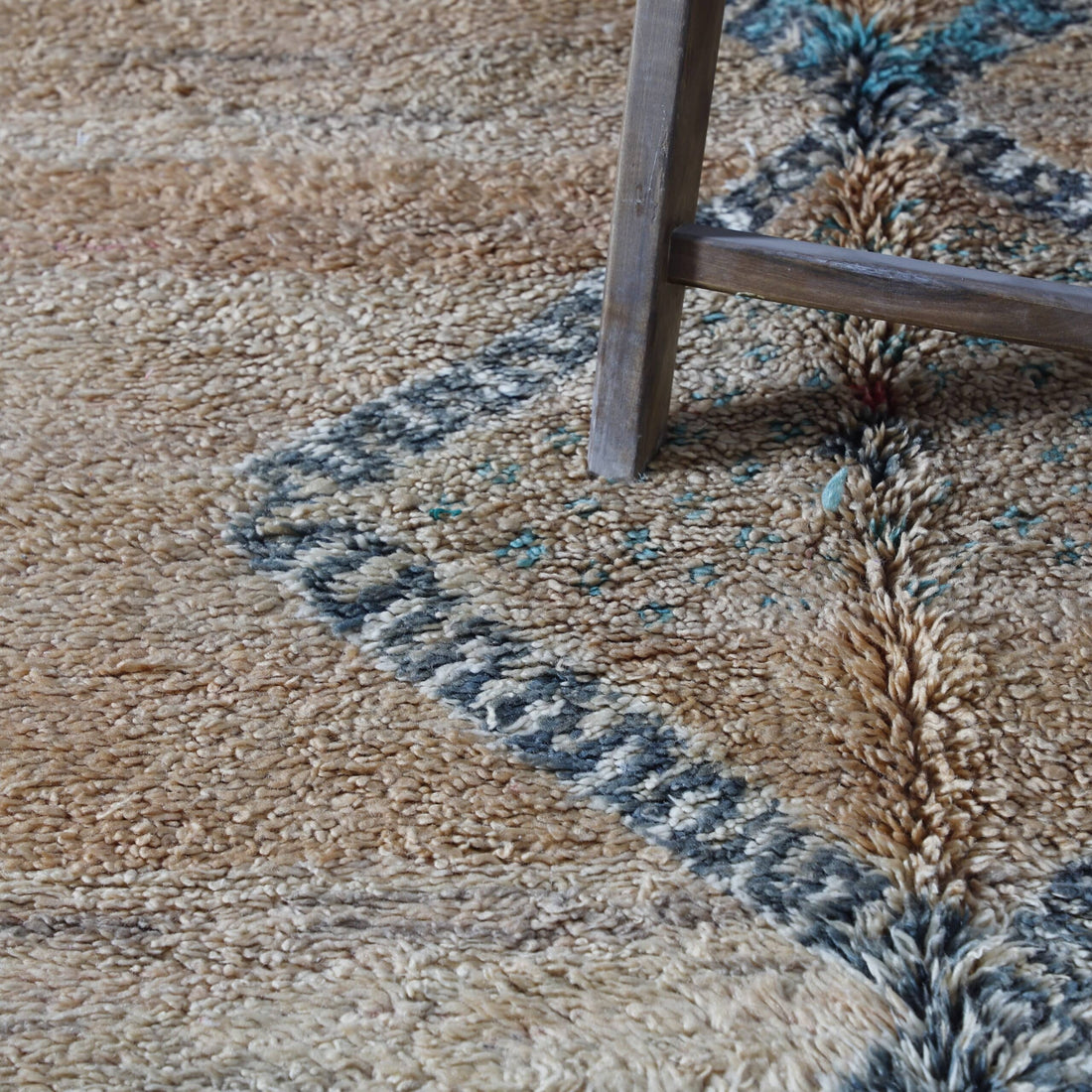 Vintage Oulmes Rug 10.5×6.0 Ft