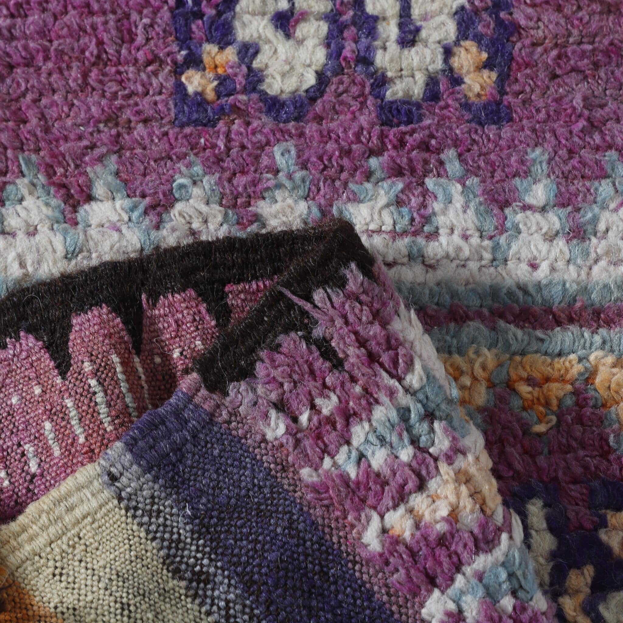 Vintage Taznakht Rug – Handmade Wool 5.4×3.4 Ft