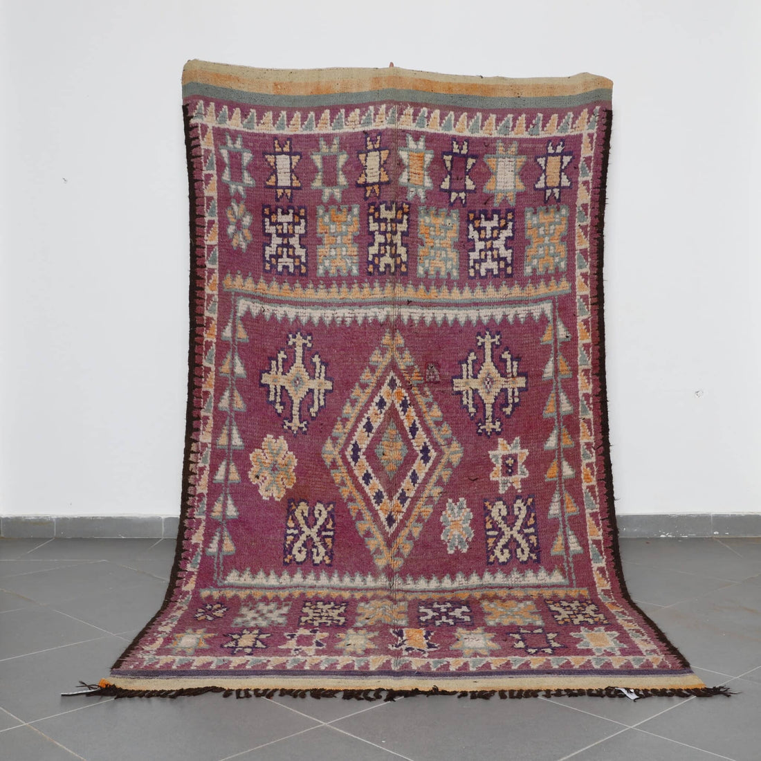 Vintage Taznakht Rug – Handmade Wool 5.4×3.4 Ft