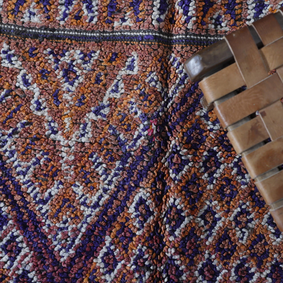Stunning Vintage Zayan Rug – Moroccan Handmade Wool