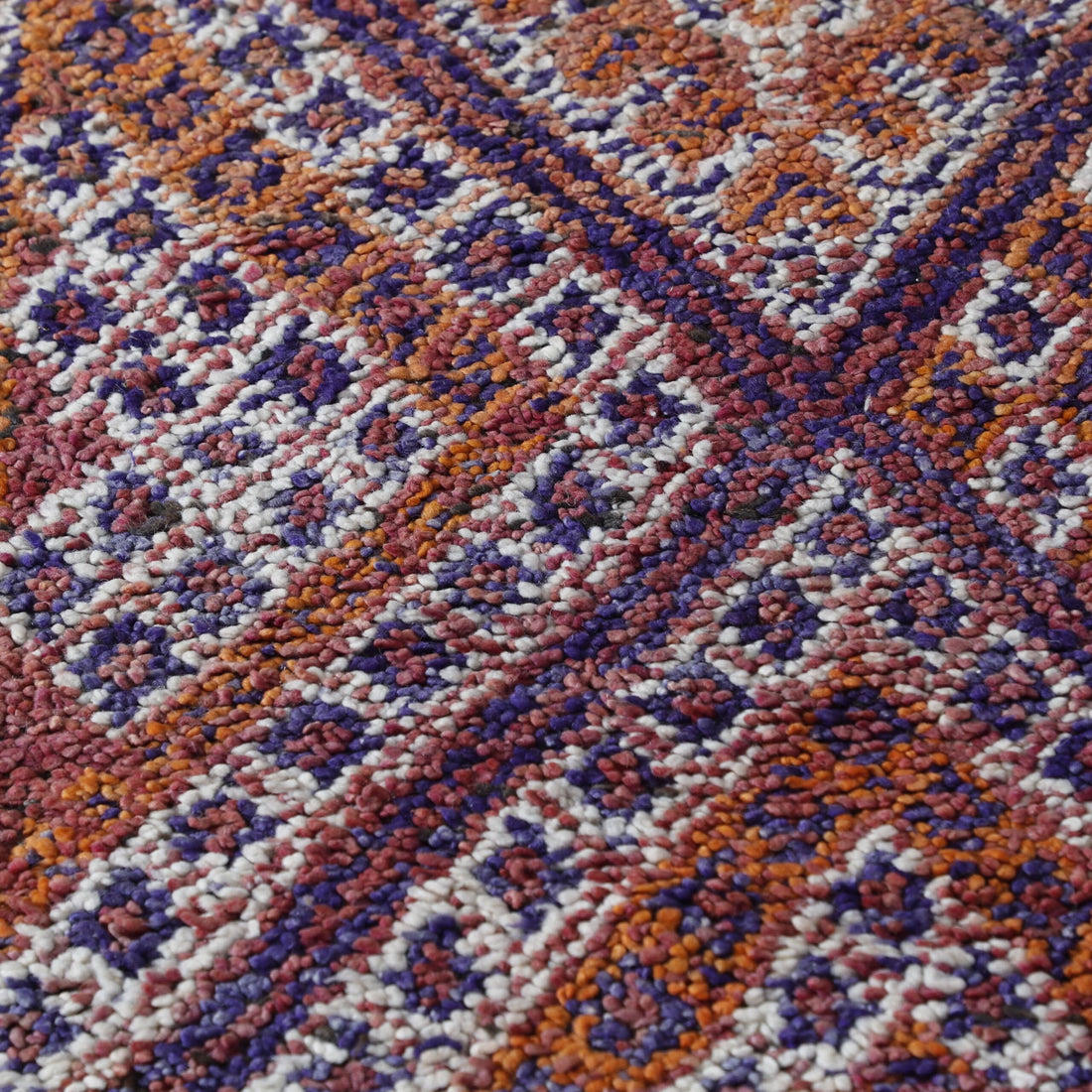 Stunning Vintage Zayan Rug – Moroccan Handmade Wool