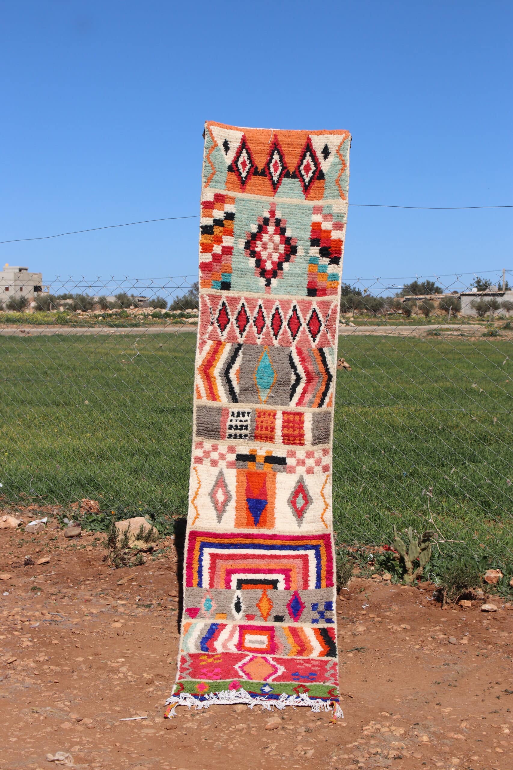 Stylish Abstract Runner Rug