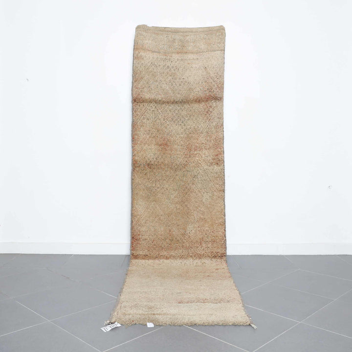 Vintage Beni Mguild Runner 10.7×2.6 ft – Authentic Moroccan Berber Rug