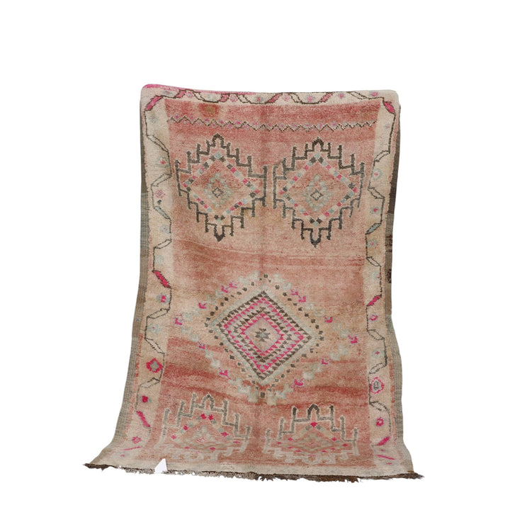 Vintage Boujaad Rug 8.4×4.8 ft