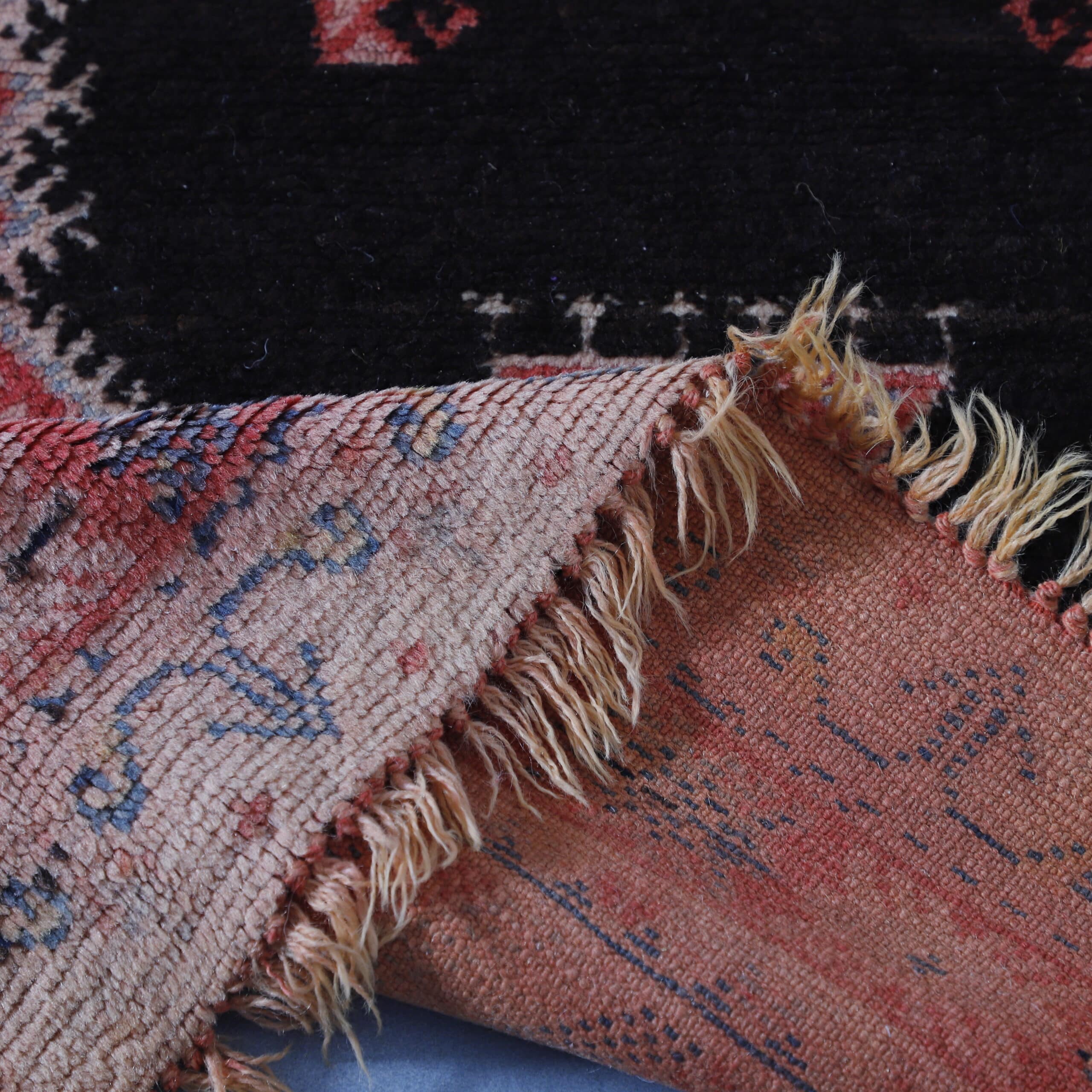 Vintage Taznakht Rug Hannouka 7.9×4.9 Ft