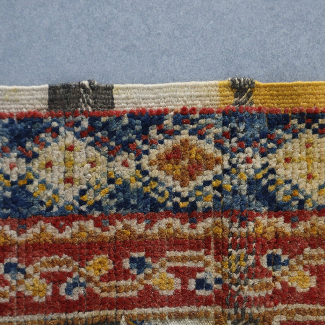 Vintage Glaoui Rug 6.2×3.9 Ft – Handmade Moroccan Wool