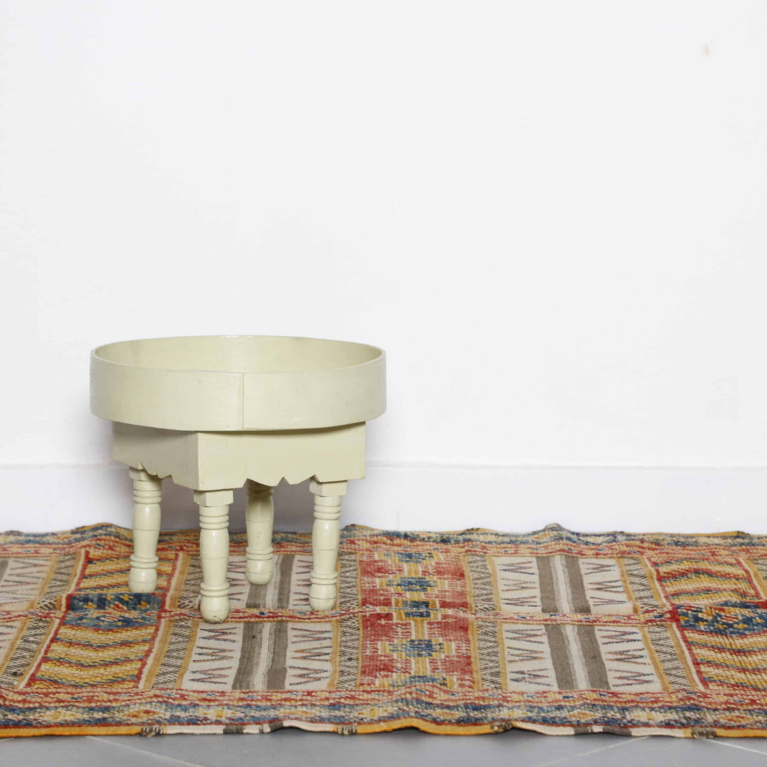 Vintage Glaoui Rug 6.2×3.9 Ft – Handmade Moroccan Wool