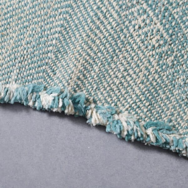 Zanafi Kilim Runner 15.9×2.7 ft – Moroccan Handmade Wool in Diamond Pattern
