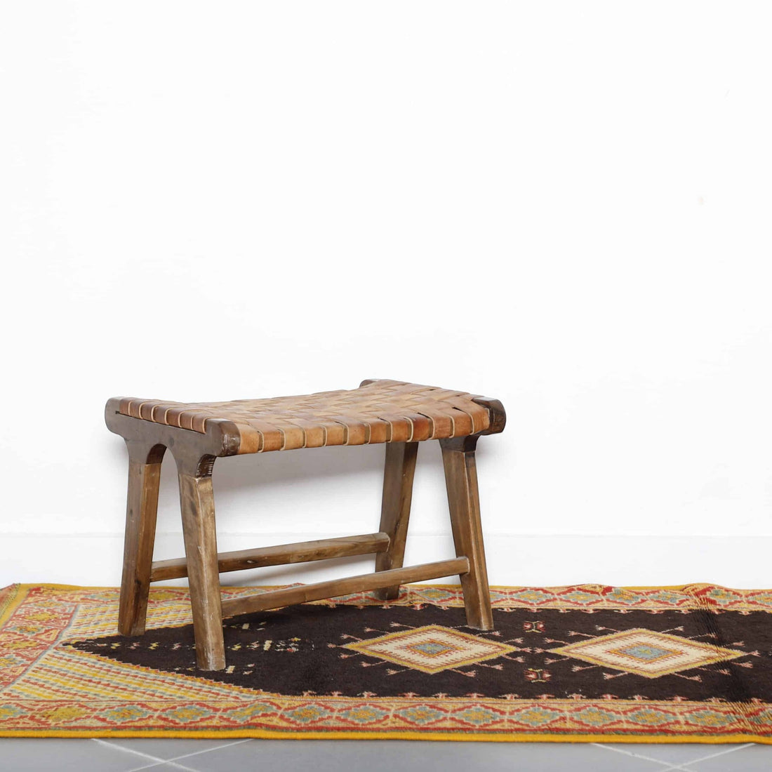 Black Taznakht Rug 6.4×3.5 Ft – Handmade Moroccan