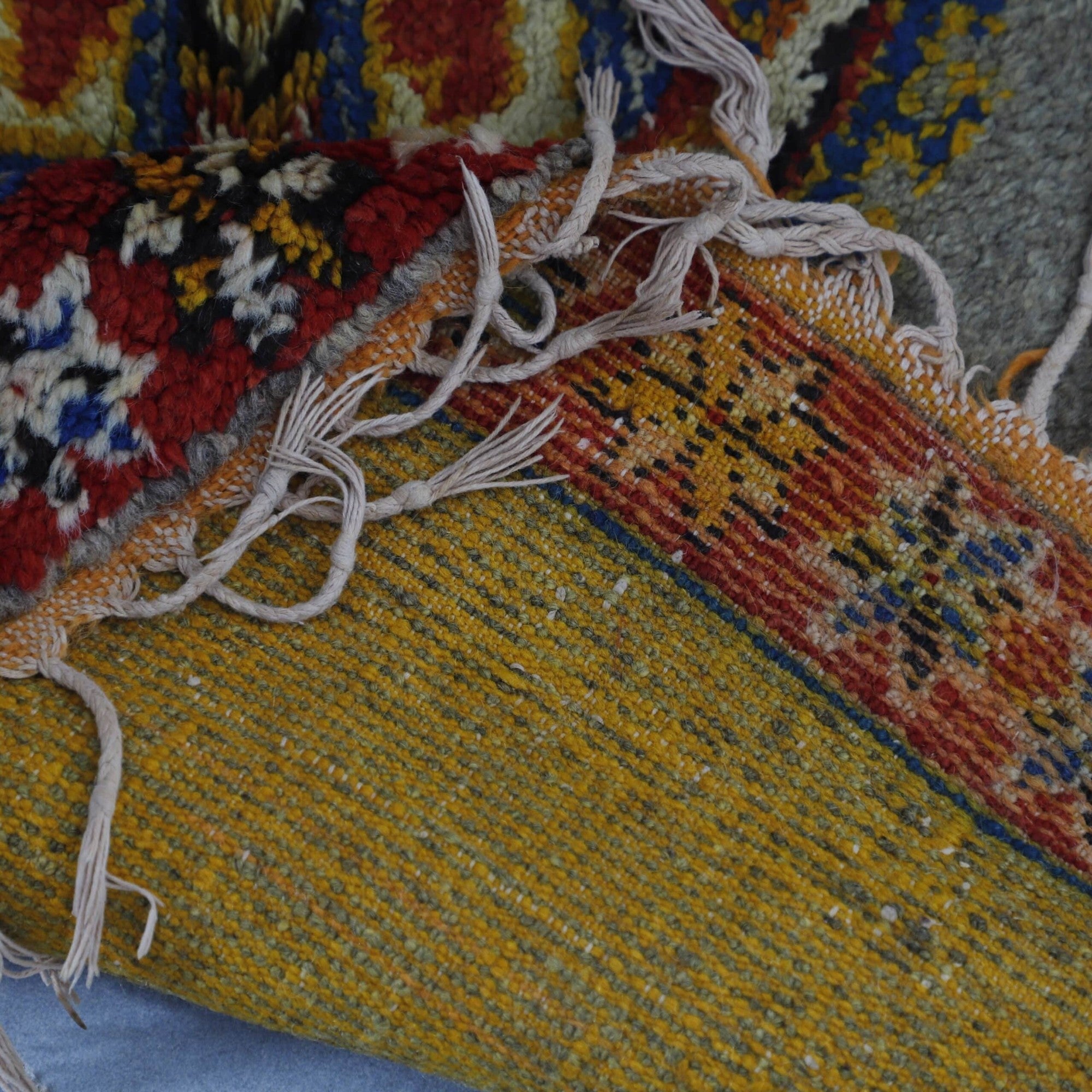 Brown Taznakht Rug 5.4×4.2 Ft – Moroccan Handmade