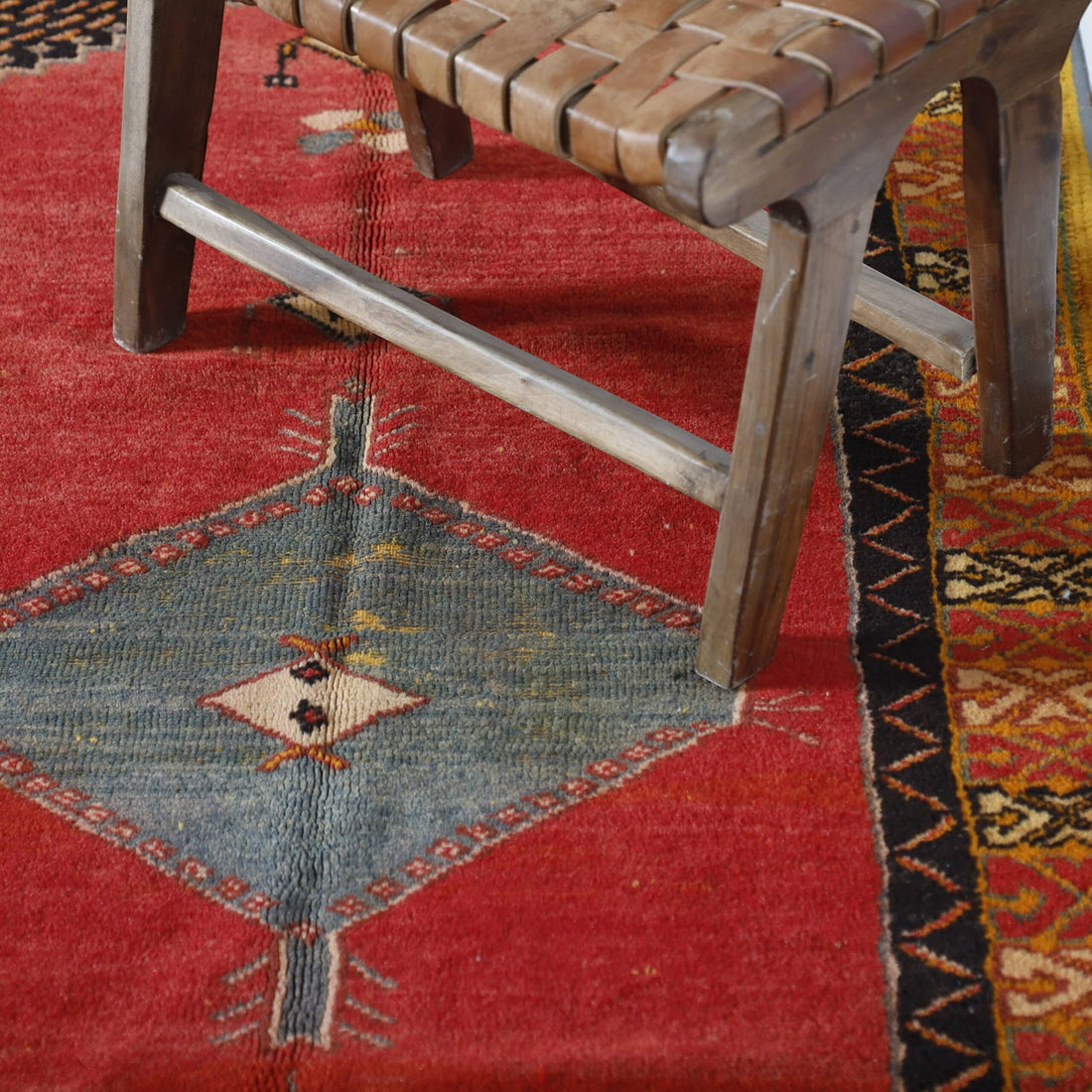 New Taznakht Rug 6.3×3.5 Ft – Handmade Moroccan Wool