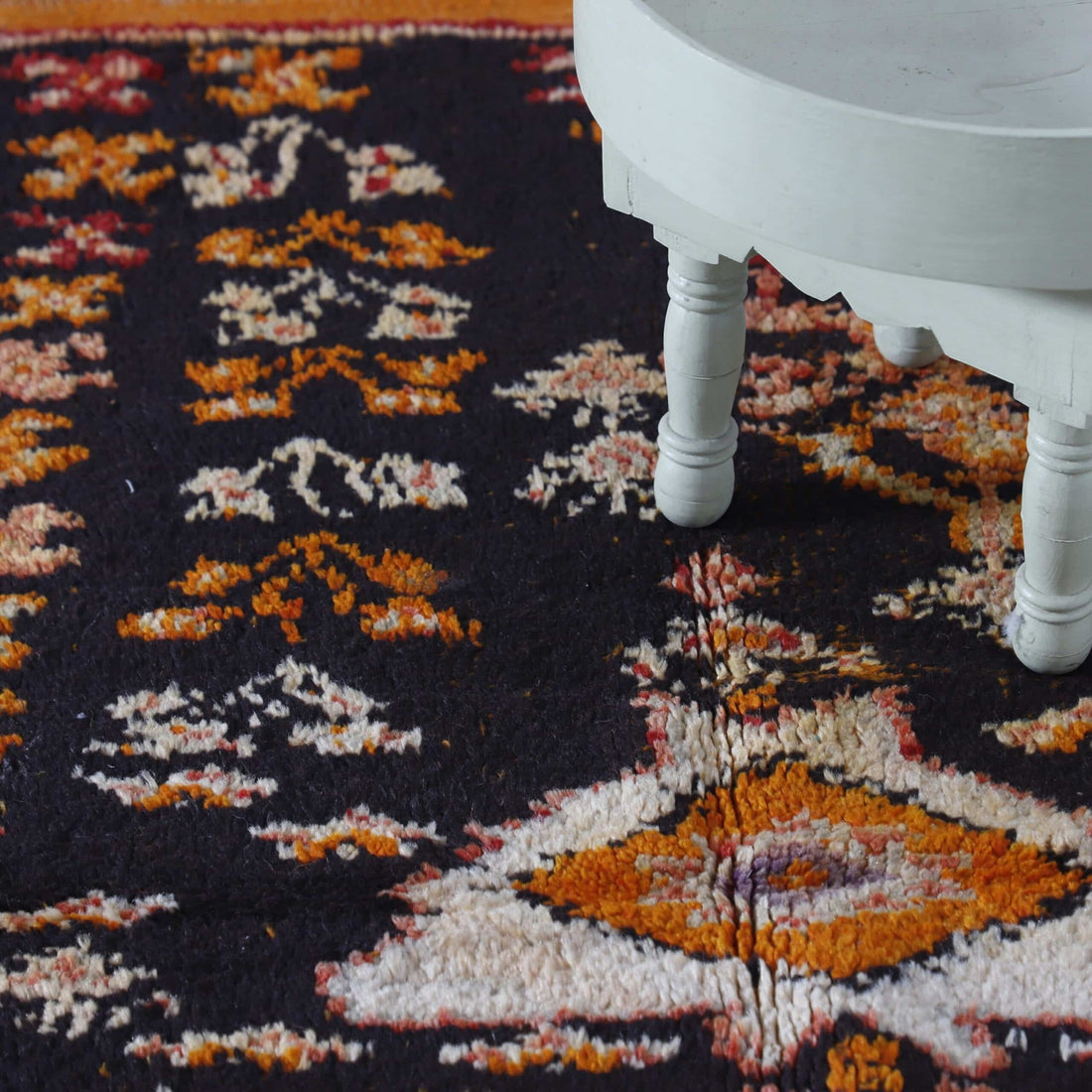 Crazy Taznakht Rug 5.2×3.1 ft – Vintage Moroccan Wool