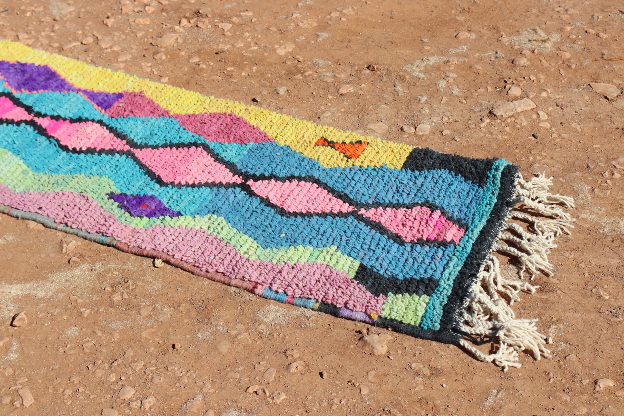 Abstract runner rug carpet - image 2