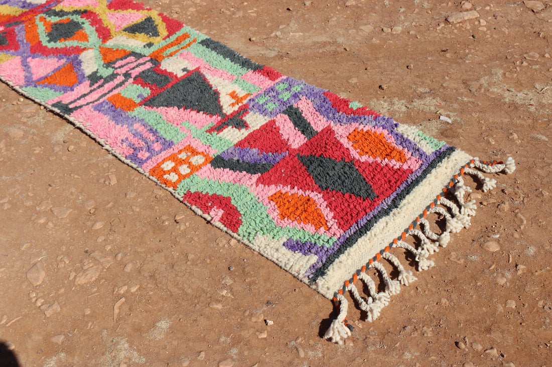 Berber Abstract Runner Rug - image 2