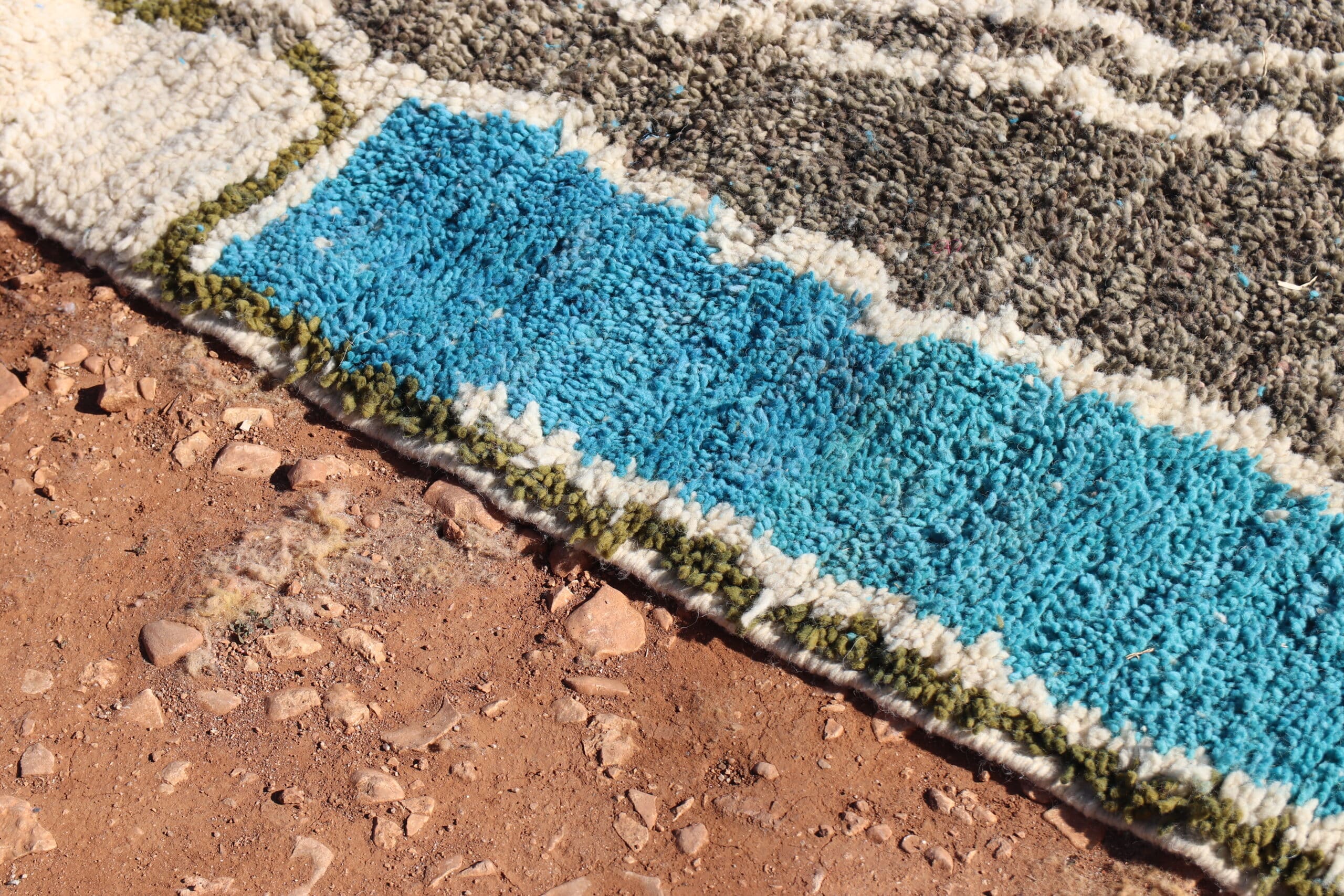 Handwoven Berber Rug - image 4