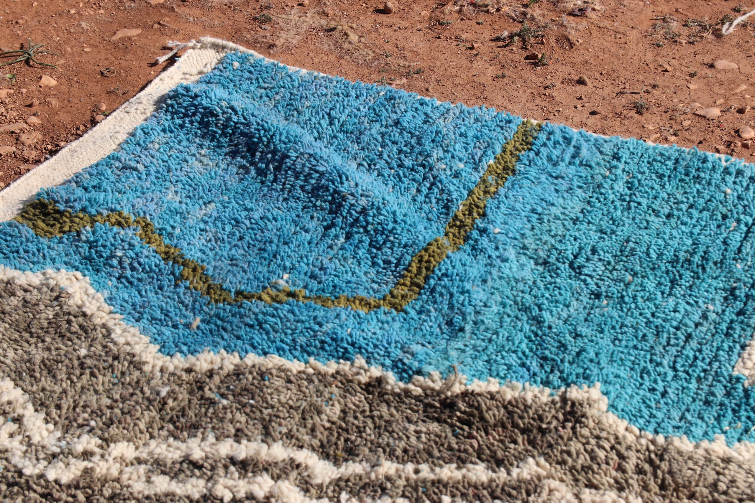 Handwoven Berber Rug - image 2