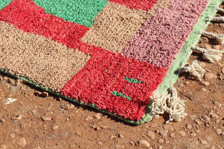 Handwoven Green Berber Rug - image 2