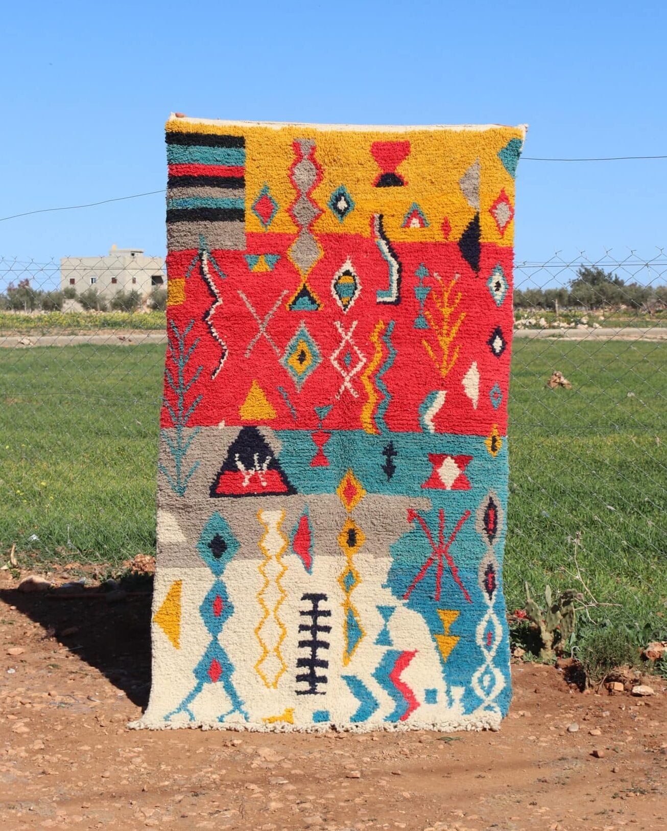 Traditional Moroccan Berber Rug
