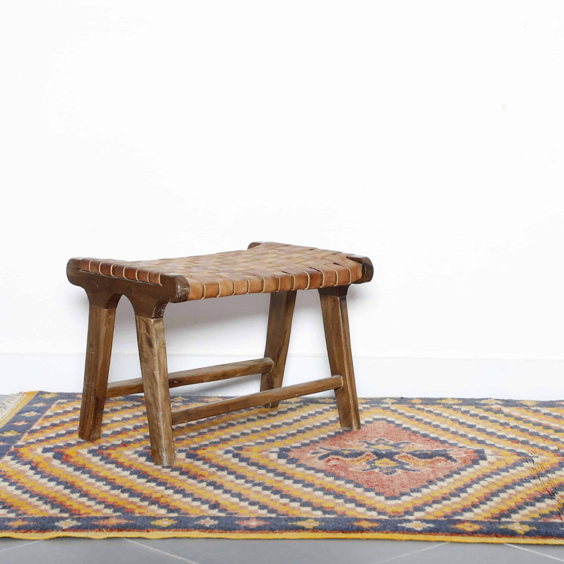 New Checkered Taznakht Rug – Handmade Moroccan Carpet