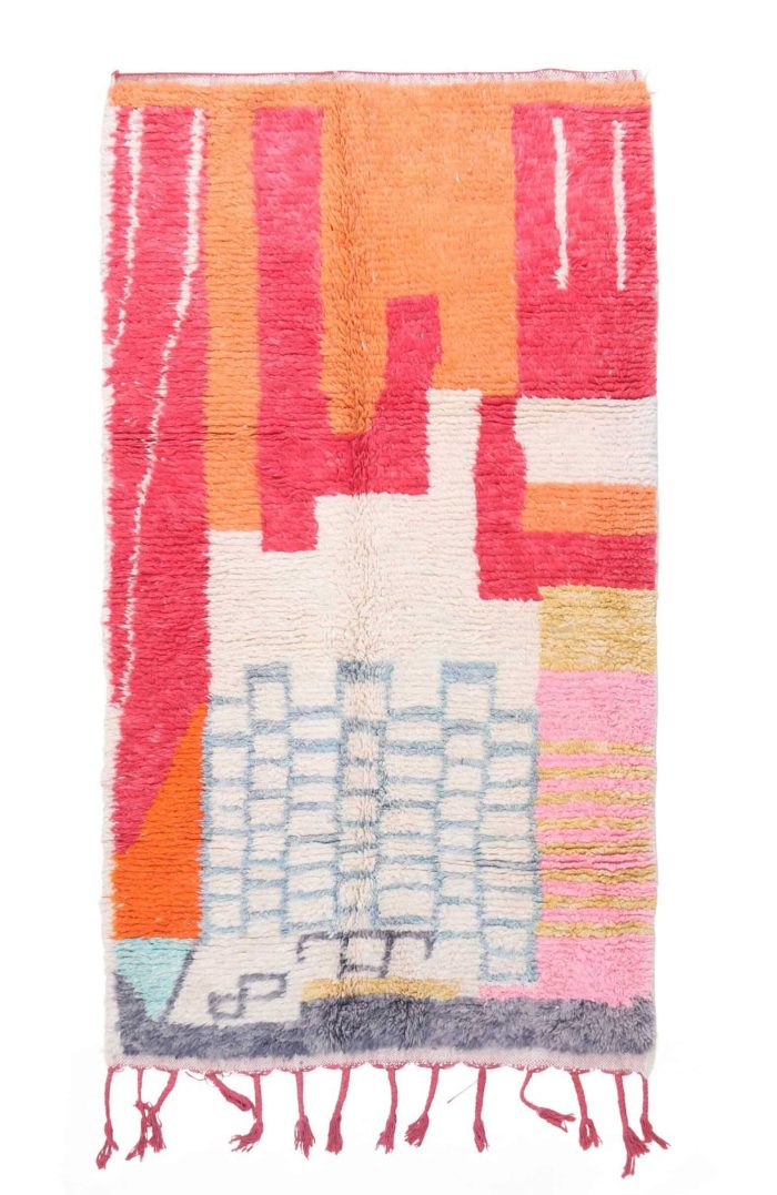 Abstract Moroccan Rug - A blend of traditional craftsmanship and modern abstract design.