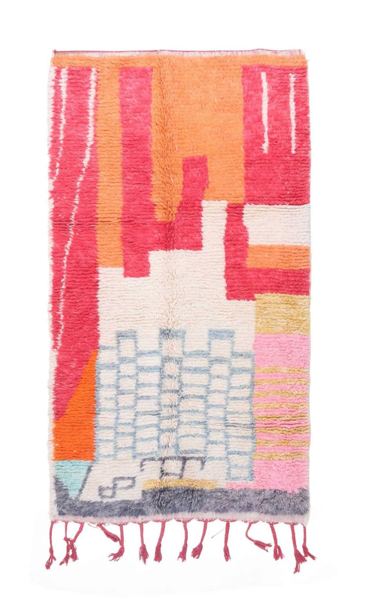 Abstract Moroccan Rug - A blend of traditional craftsmanship and modern abstract design.