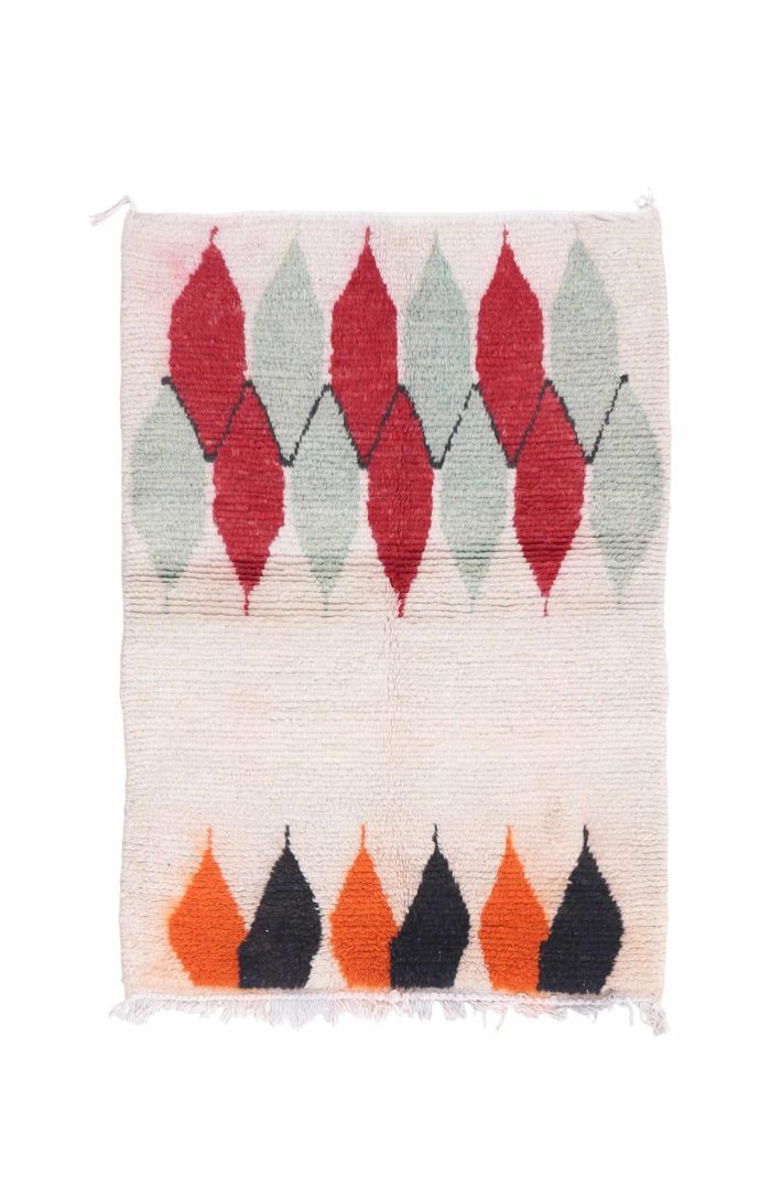 Colorful Abstract Moroccan Rug - Handwoven, Vibrant Design