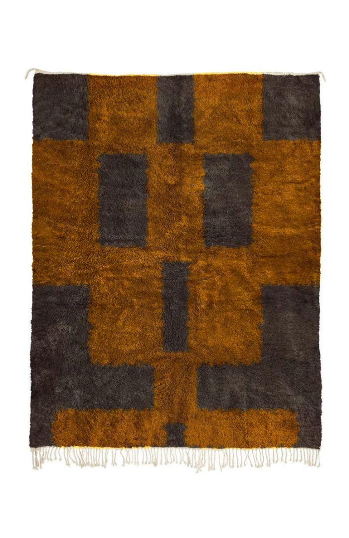 Luxurious Moroccan Contemporary Rug with Geometric Patterns