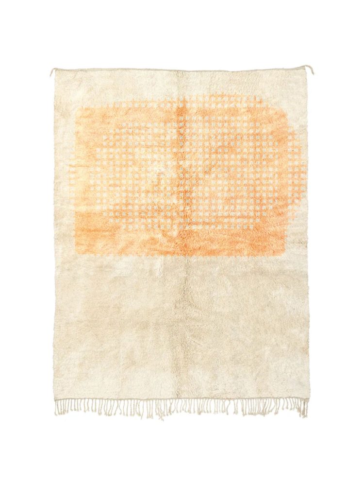 Minimalist Vintage Moroccan Rug - Handwoven, elegant, and versatile rug perfect for any home decor.