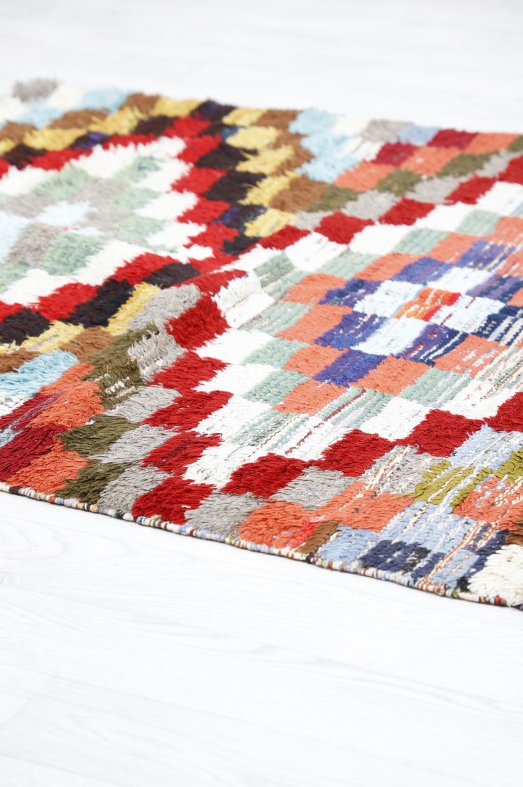 Colorful Checkered Rug - Image 2