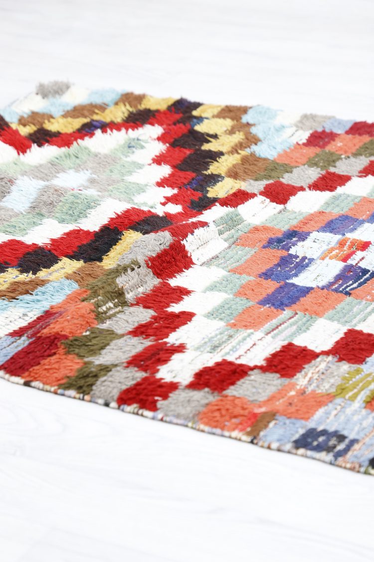 Colorful Checkered Rug - Image 3